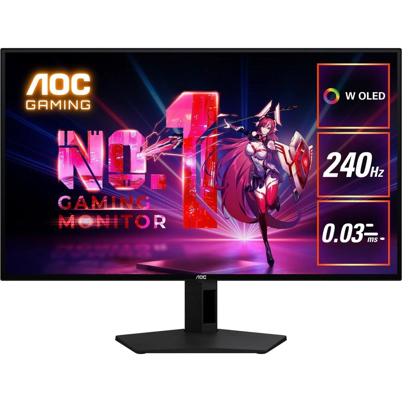 AOC Q27G41ZDP 26.5" QHD W-OLED 0.03ms 240Hz G-Sync Compatible Monitor