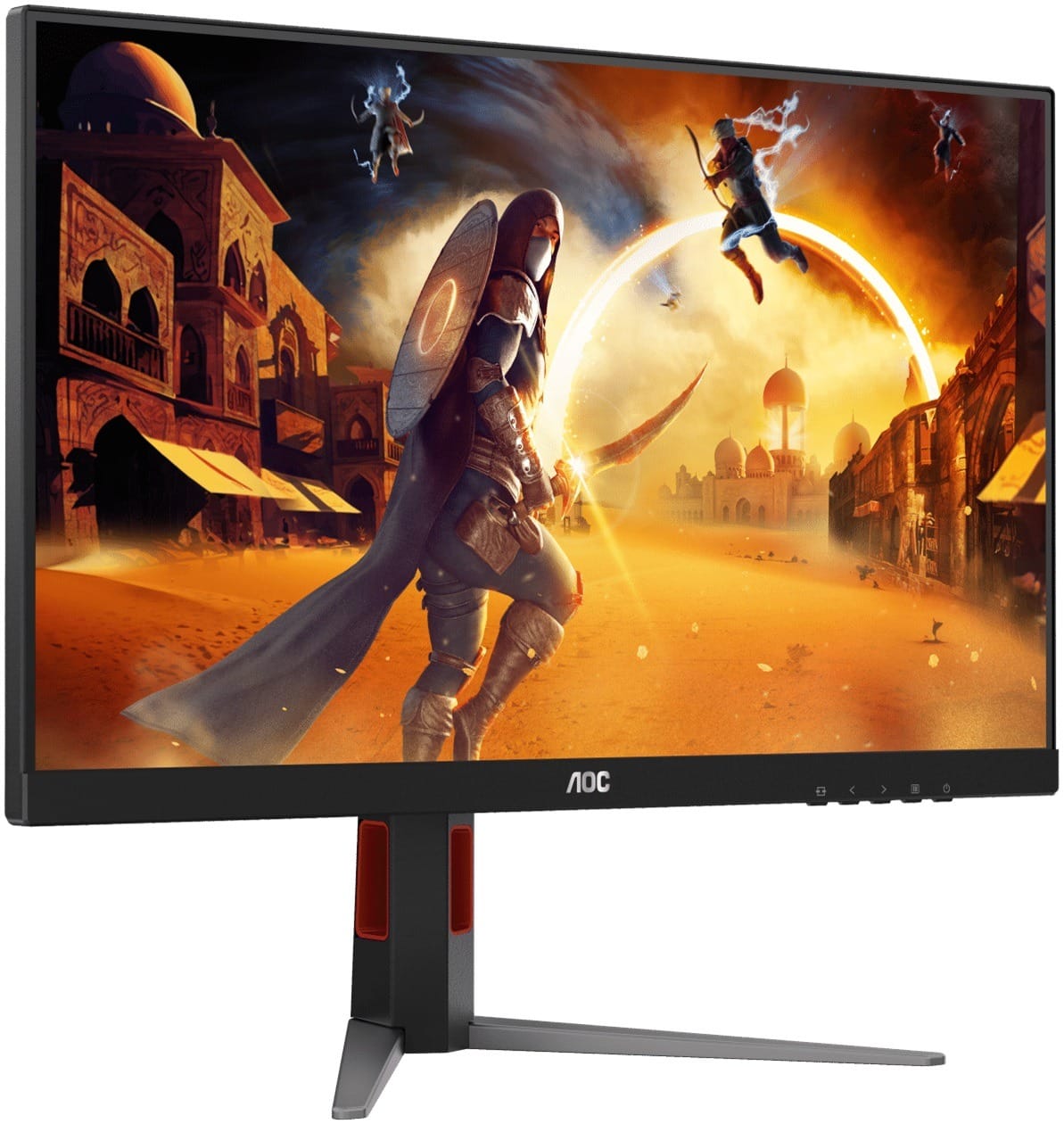 (Manufacturer Refurbished) AOC Q27G4N 27" QHD 0.5ms 180Hz HDR10 Height Adjustable Monitor