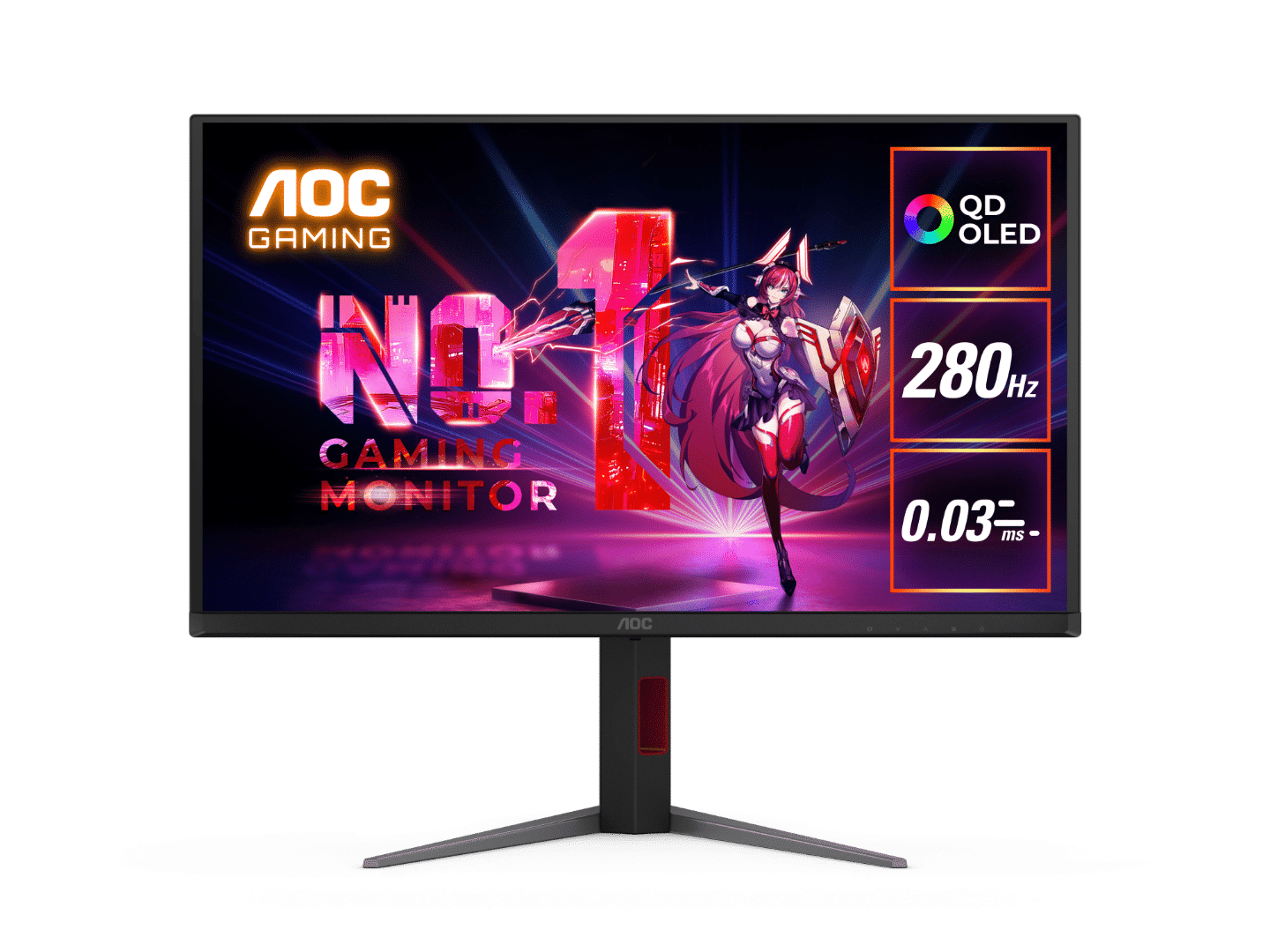 AOC Q27G4ZD 26.5" QHD-OLED 0.03ms 280Hz Adaptive Sync Monitor