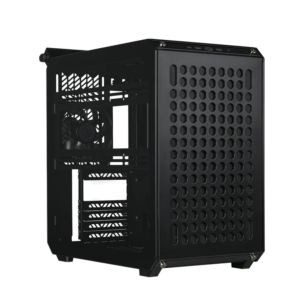 Cooler Master Qube 500 Flatpack E-ATX Mini Tower Case - Black