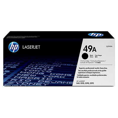 HP 49A Black Toner 2,500 Page Yield