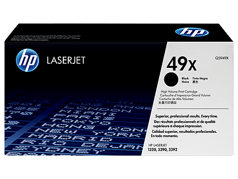 HP 49X Black Toner 6,000 Page Yield