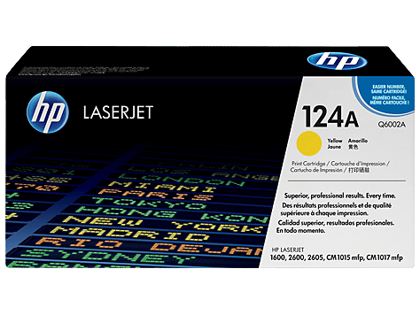 HP 124A Yellow Toner
