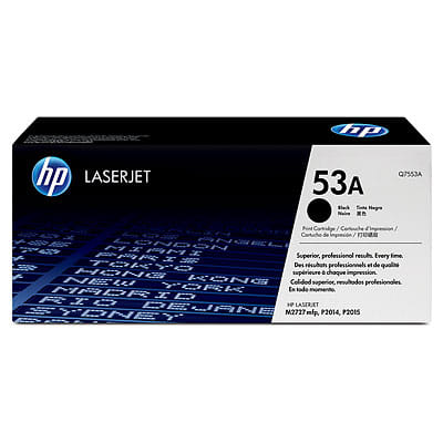 HP 53A Black Toner 3,000 Page Yield