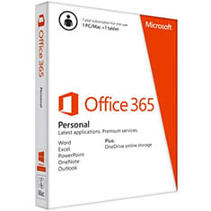 Microsoft Office 365 Personal 1 Year Subscription