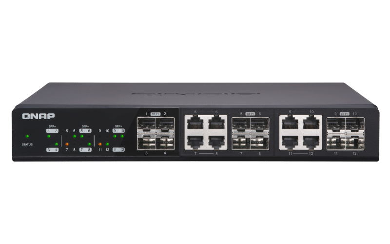 QNAP 10GbE 12 SPF+ Port Unmanaged Switch