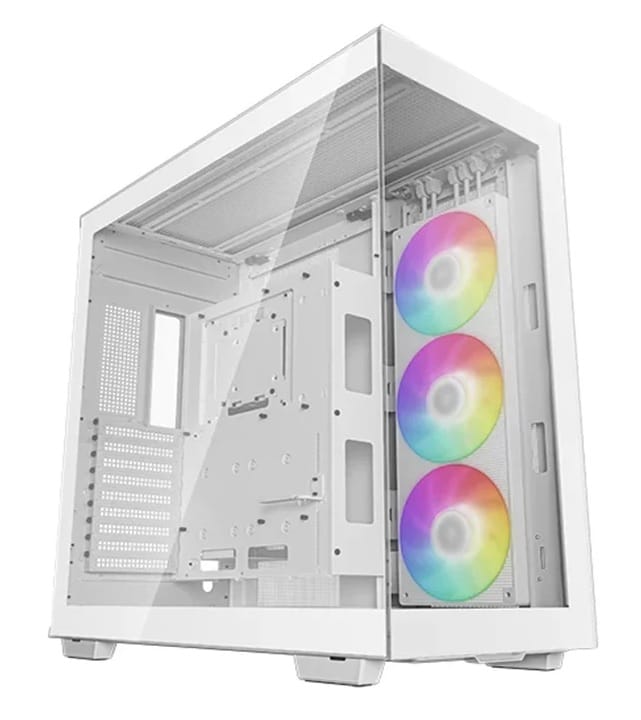 Deepcool CH780 Tempered Glass ATX Panoramic Case - White