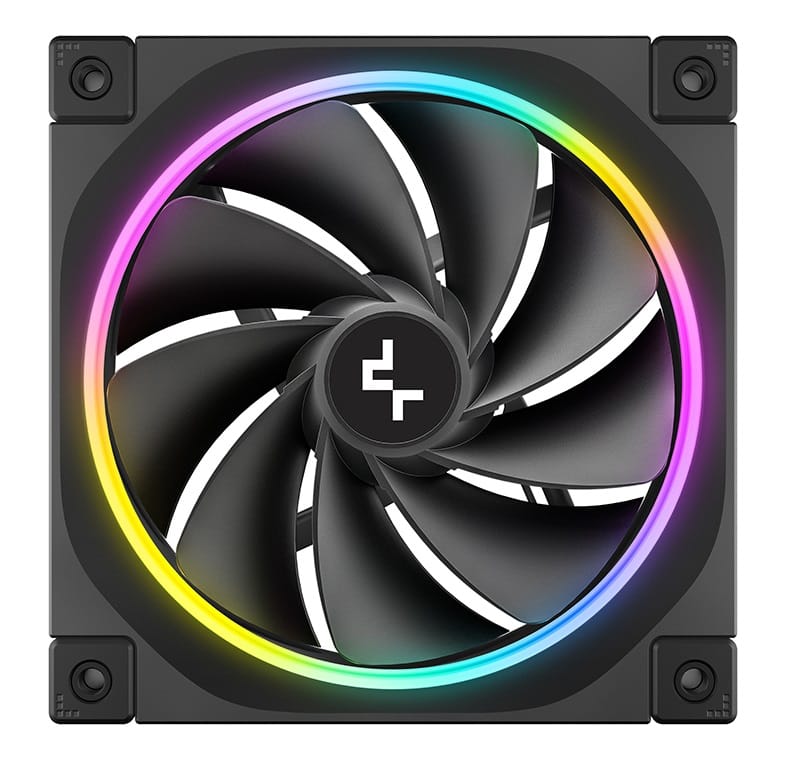 DeepCool FL12R Reverse 120mm ARGB PWM Case Fan - Black