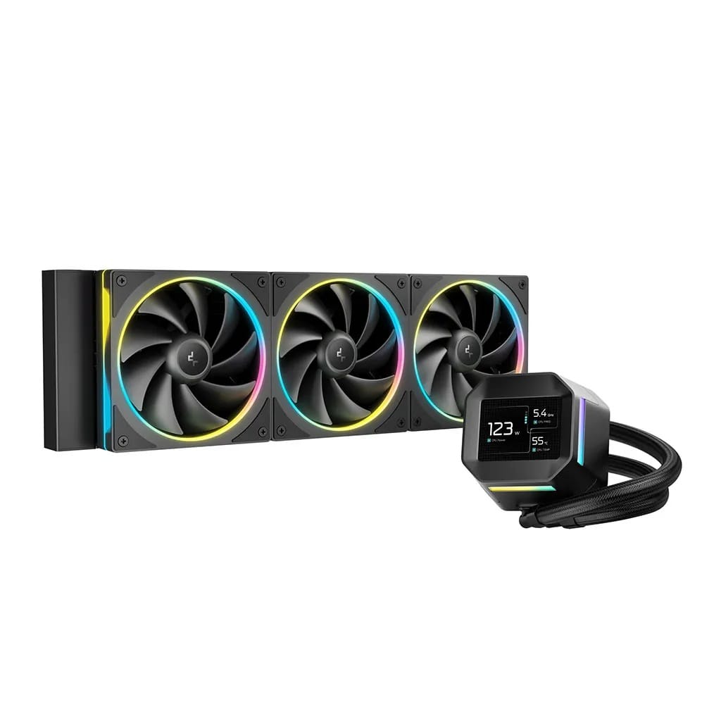 Deepcool LM360 360mm ARGB All-In-One Liquid CPU Cooler - Black