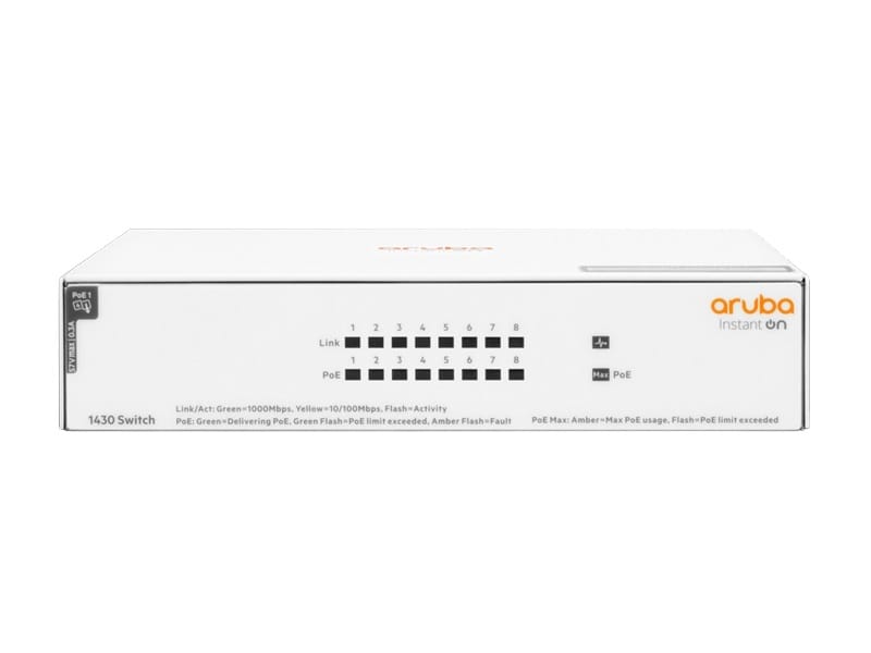 HPE Aruba Instant ON 1430 8G PoE 64W Switch