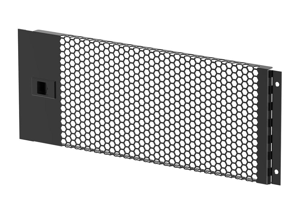 ATEN KVM Hinged & Vented Rack Panel 4U Black