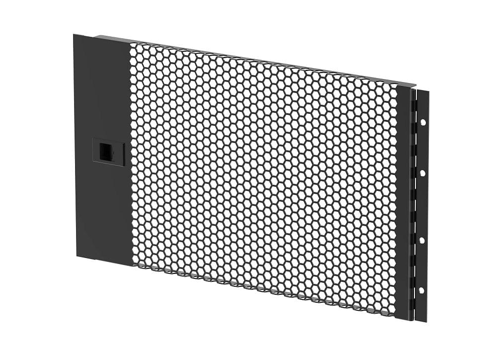 ATEN KVM Hinged & Vented Rack Panel 6U Black