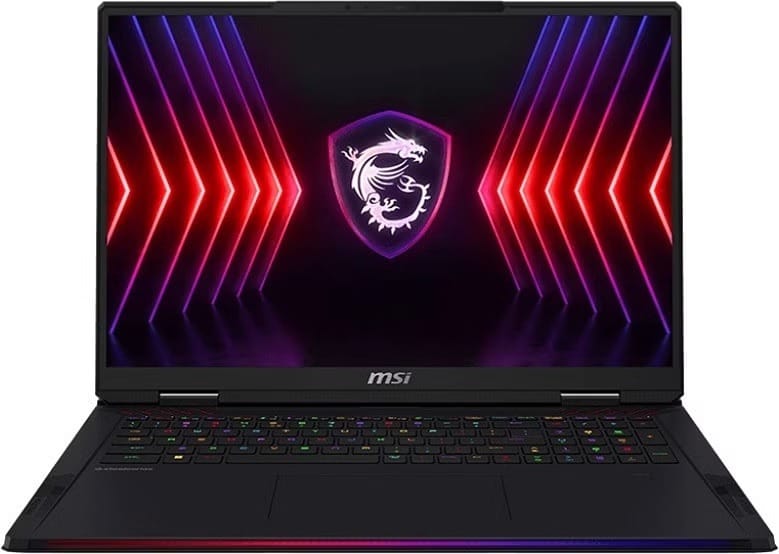 MSI Raider 18 HX A14VIG 18" UHD+ MiniLED Laptop, i9-14900HX, 128GB RAM, 2TB + 2TB SSD, RTX 4090, Windows 11 Pro
