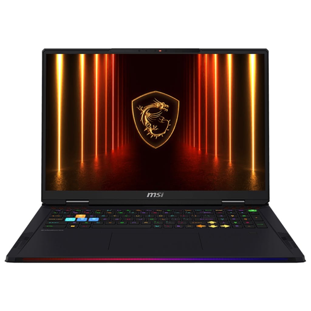 MSI Raider 18HX AI A2XWIG 18" UHD+ MiniLED 120Hz Laptop, Ultra 9 285HX, 96GB RAM, 10TB (2TB+8TB) SSD, RTX 5080, Windows 11 Pro
