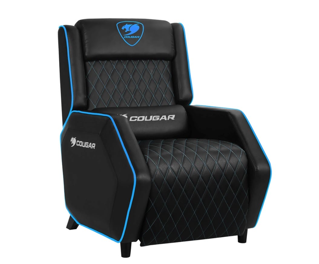 Cougar Ranger PS Sofa -Black & Playstation Blue