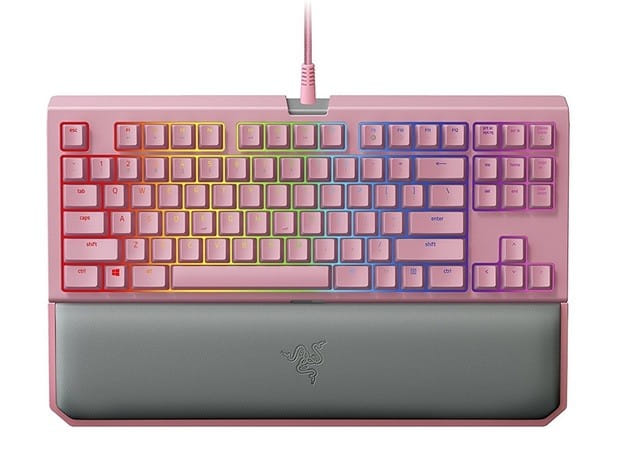 Razer BlackWidow TE Chroma V2 Mechanical Gaming Keyboard - Quartz Pink - 