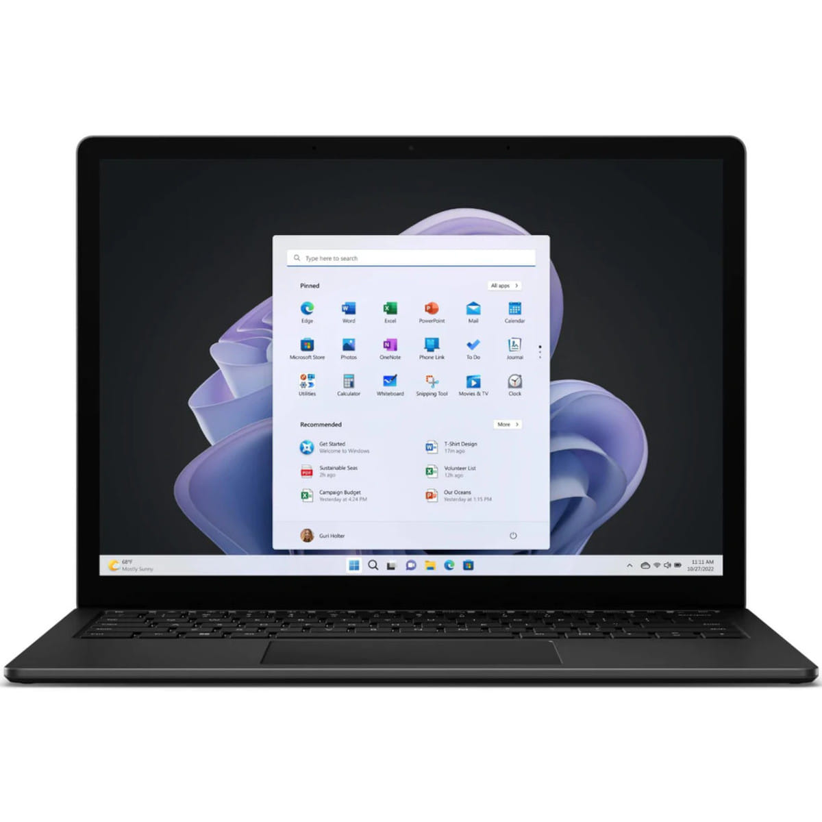 Microsoft Surface Laptop 5 13.5" Touch Screen, Intel Core i7-1255U, 16GB RAM, 1TB SSD, Winodws 11 Pro-Black