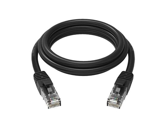 Cruxtec Cat6 Ethernet Cable Black 30cm