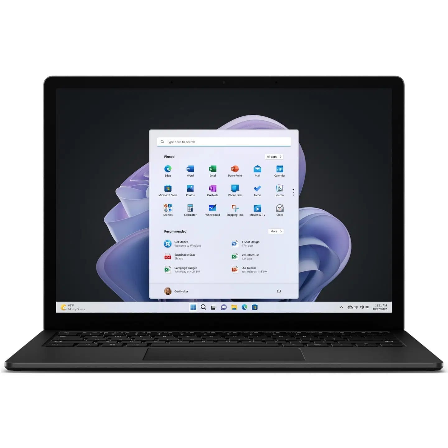 Microsoft Surface Laptop 5 For Business 15" Touchscreen i7-1255U, 16GB RAM, 1TB SSD, Windows 11 Pro - Black Metal