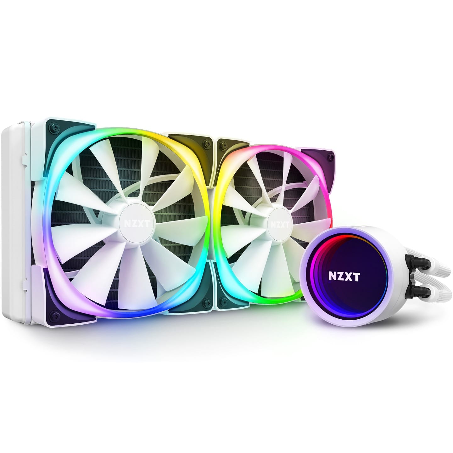 NZXT Kraken X63 RGB 280mm All-in-One (AIO) Liquid Cooler - Matte White