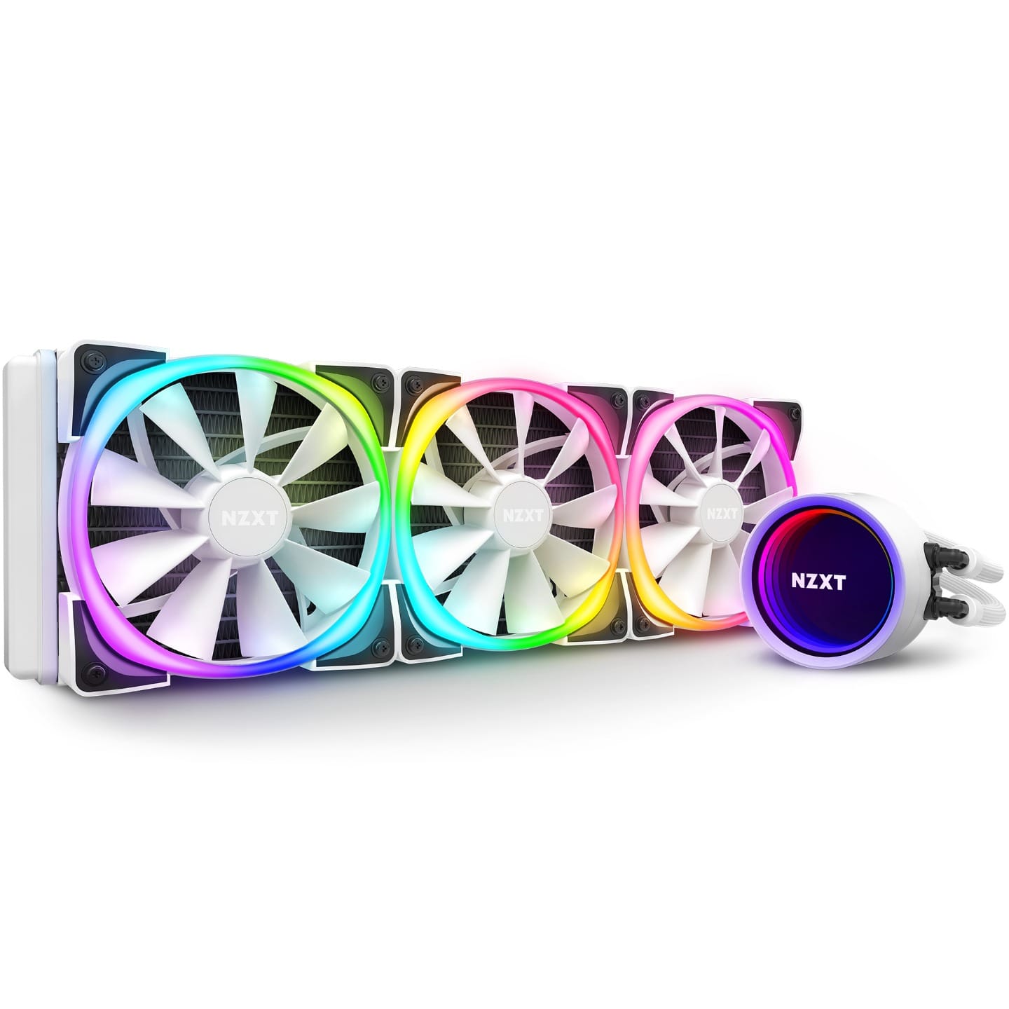 NZXT Kraken X73 RGB 360mm All-in-One (AIO) Liquid Cooler - Matte White
