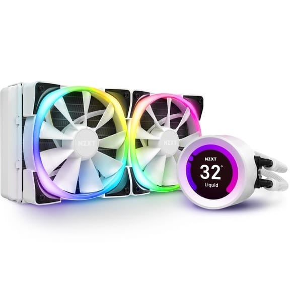 NZXT Kraken Z53 RGB 240mm AIO Liquid Cooler - Matte White