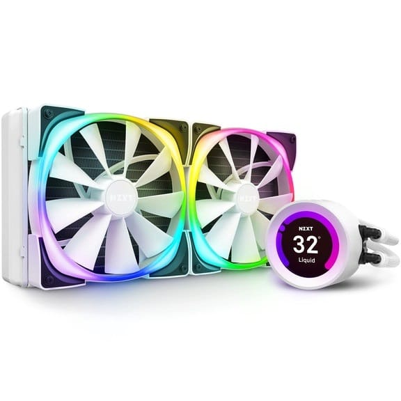 NZXT Kraken Z63 RGB 280mm AIO Liquid Cooler - Matte White