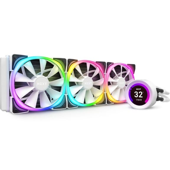 NZXT Kraken Z73 RGB 360mm AIO Liquid Cooler - Matte White
