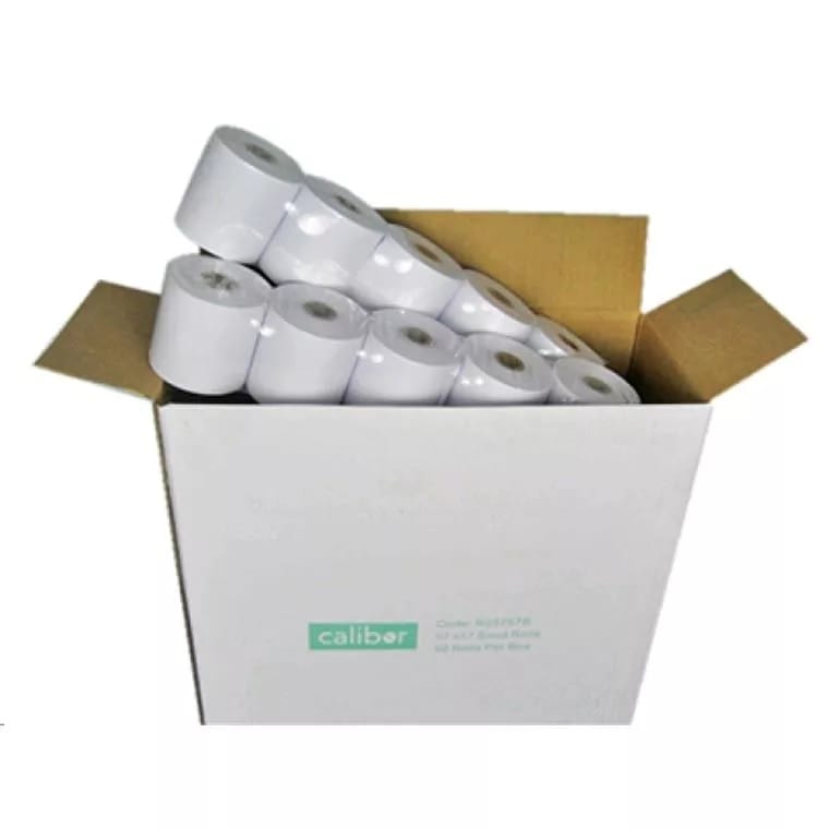 Calibor RO5757B Bond Plain Paper 57X57mm 50 Rolls/Box