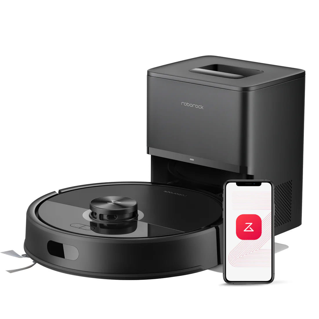 Roborock Q7T+ Plus Robotic Vacuum Cleaner Black