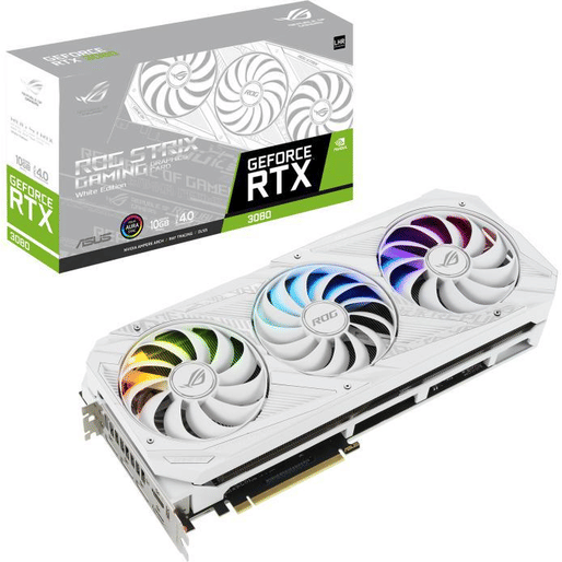ASUS ROG Strix GeForce RTX 3080 10G V2 Graphics Card White