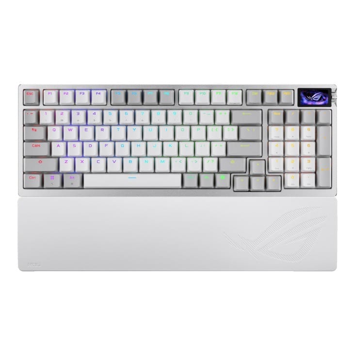 Asus ROG Azoth 96 HE Lite Gaming Keyboard - White