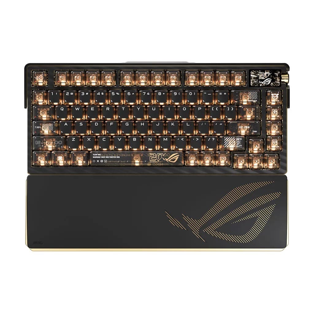 ASUS ROG Azoth Extreme 20th Anniversary Edition Gaming Keyboard - Snow Switch