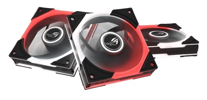 Asus ROG EURUX GR120 ARGB 120mm Fan 3-Pack - Black
