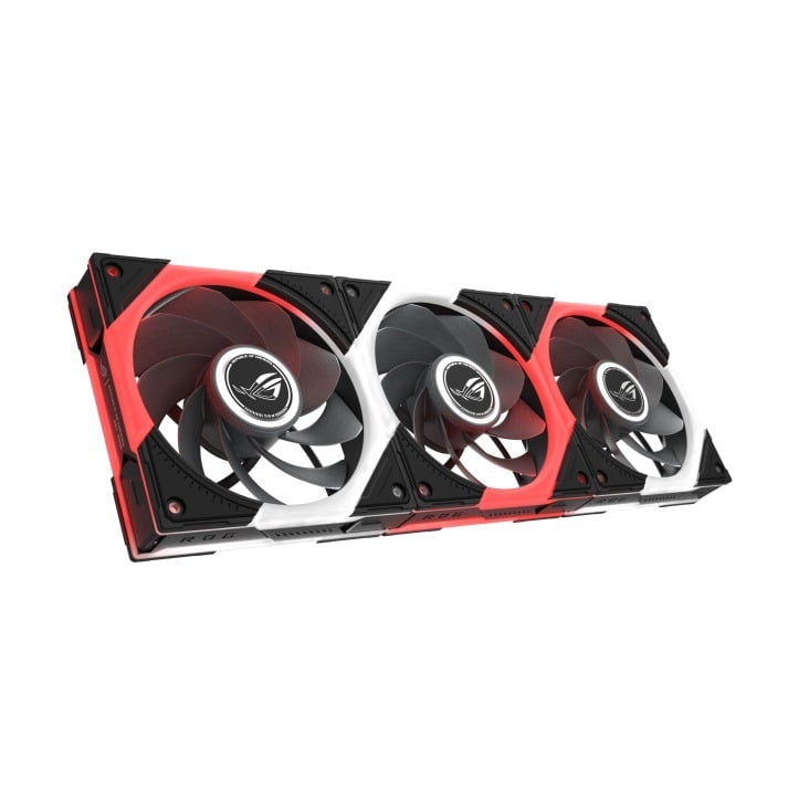 Asus ROG EURUX GR120 ARGB 120mm Reverse Fan 3-Pack - Black