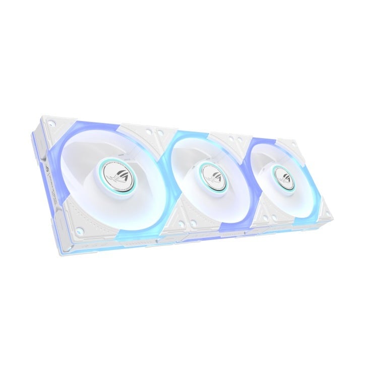 Asus ROG EURUX GR120 ARGB 120mm Reverse Fan 3-Pack - White