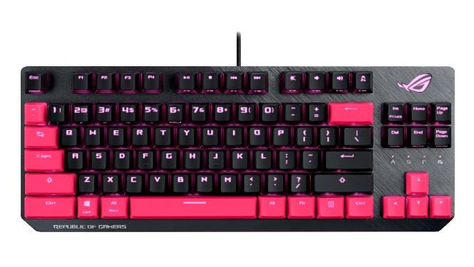 Asus ROG Strix Scope TKL Electro Punk RGB Mechanical Wired Gaming Keyboard