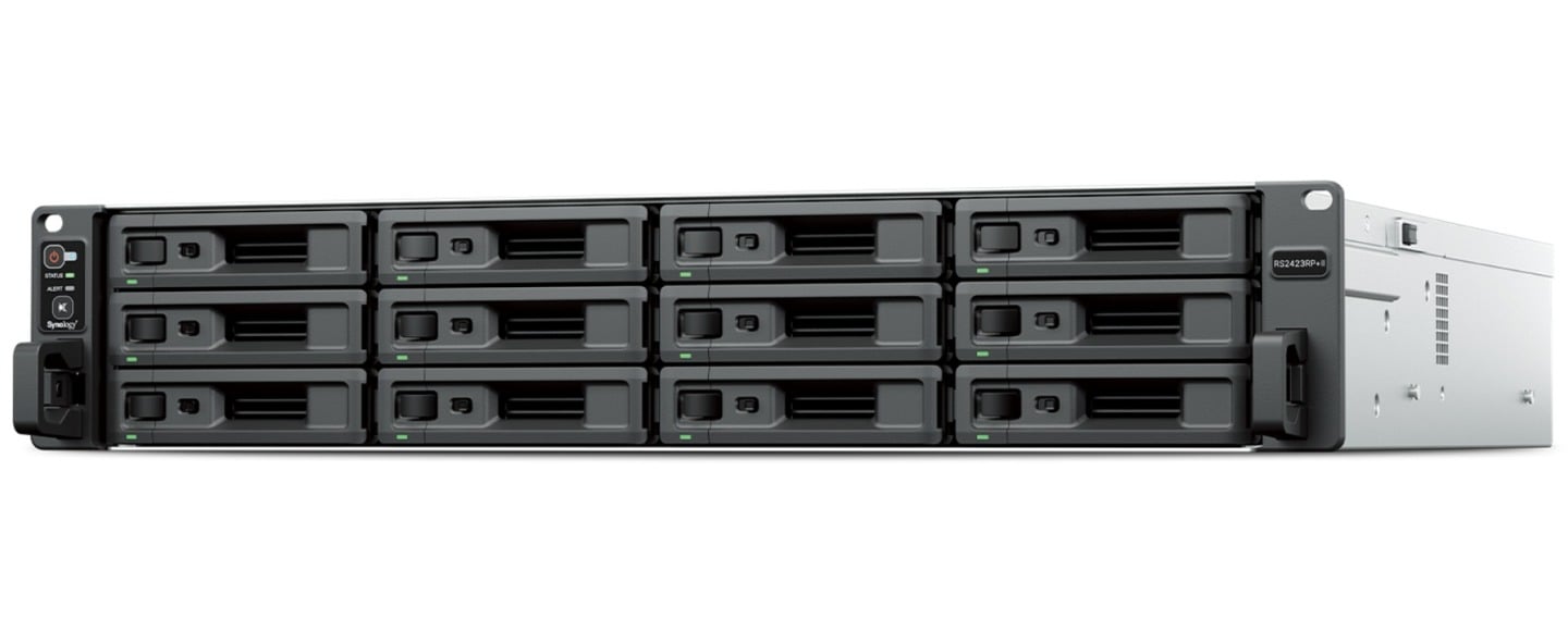 Synology RS2423RP+ii RackStation 2U Rackmount 12 Bay NAS
