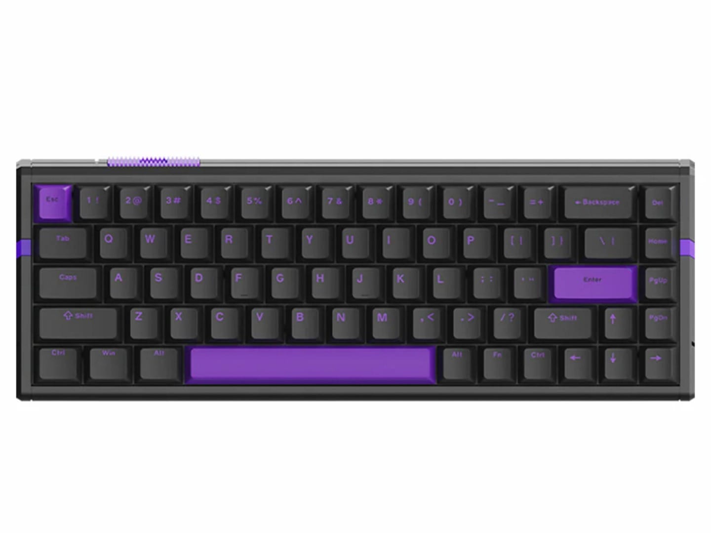 ATK RS6 Aluminum Wired Magnetic Hall Effect Keyboard Gateron Jade Pro Switch - Black