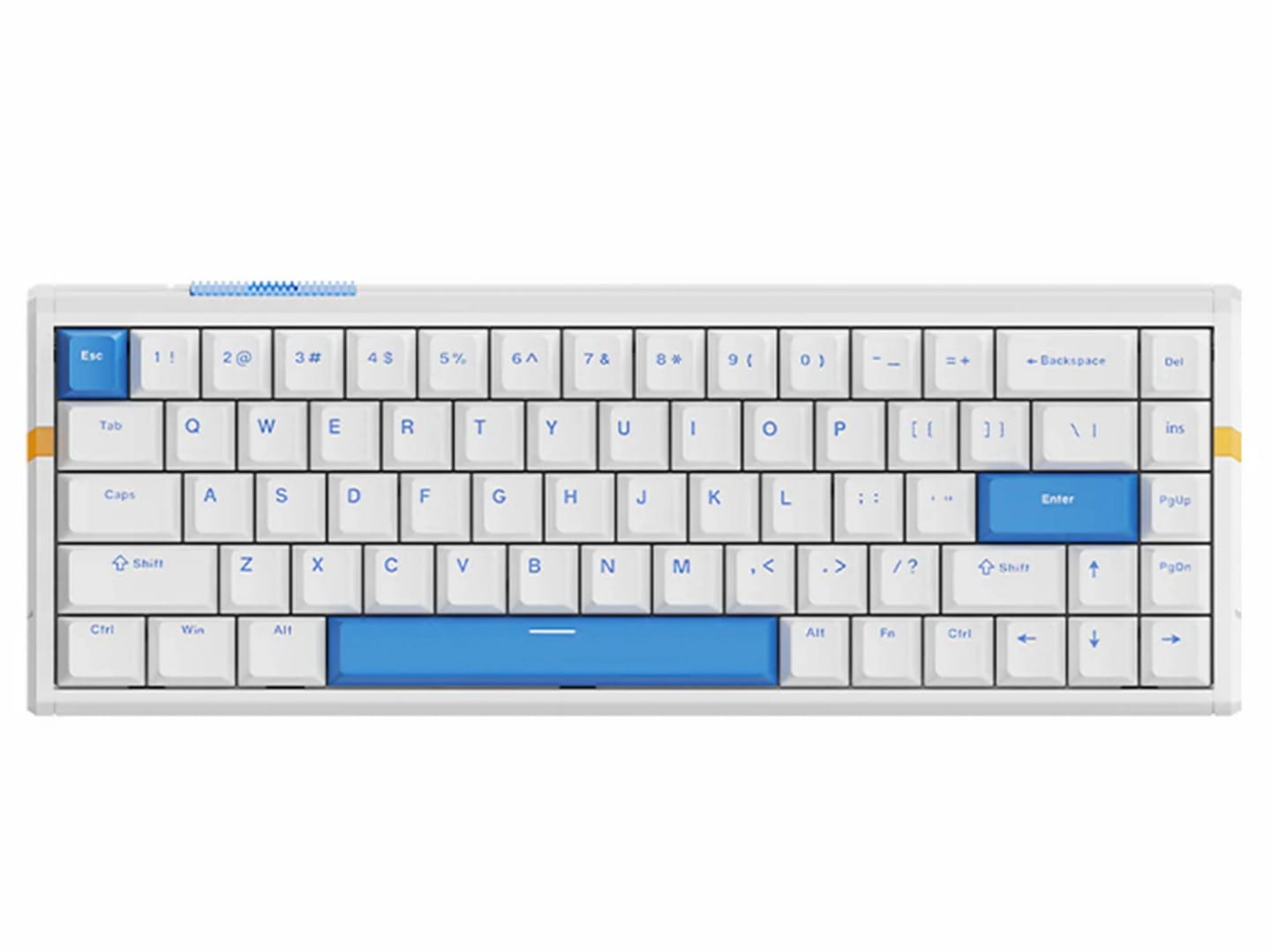ATK RS6 Aluminum Wired Magnetic Hall Effect Keyboard Gateron Jade Pro Switch - White
