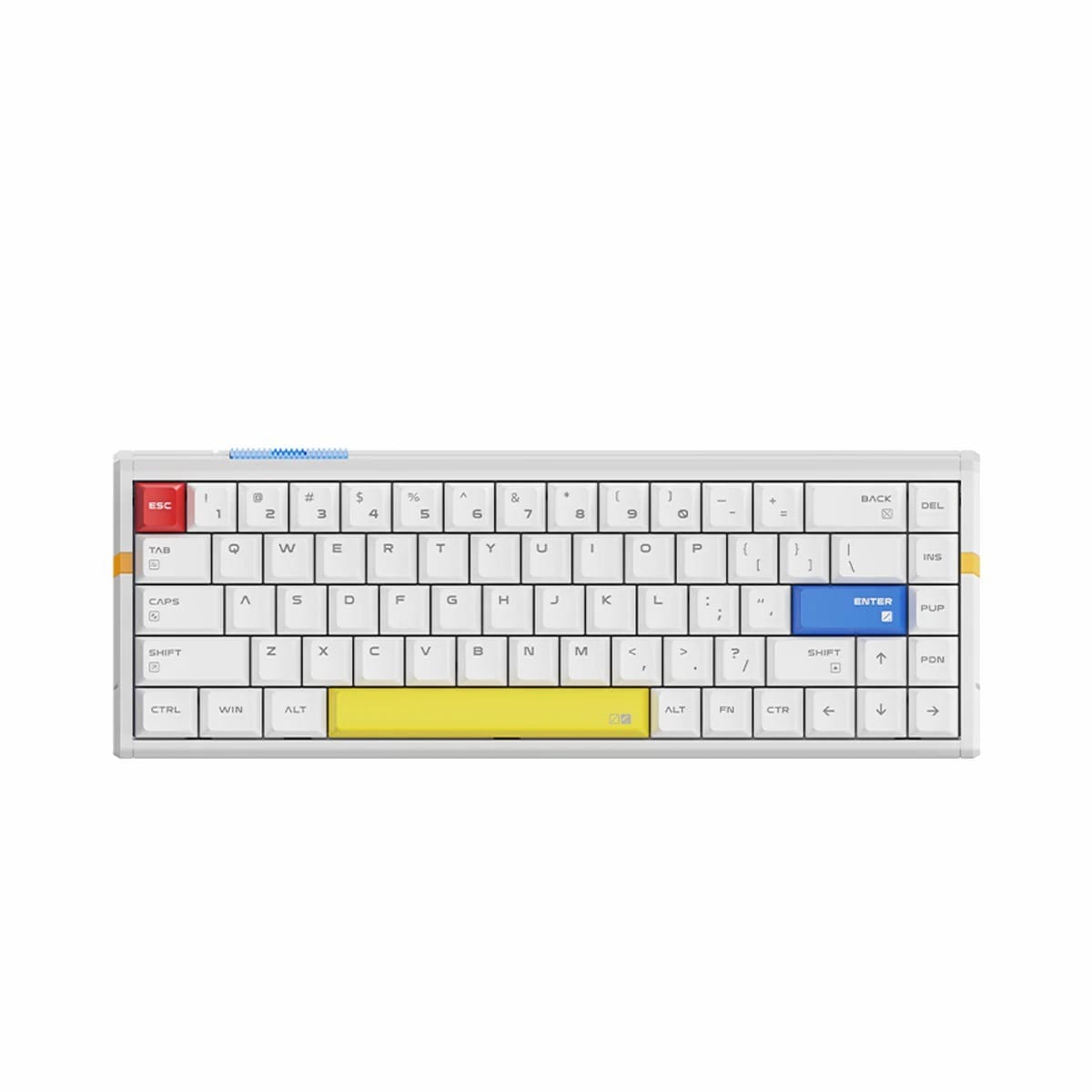 ATK RS6 Ultra Aluminum Wired Magnetic Hall Effect Keyboard TTC RGB Magneto Switch - White Shadow Warrior