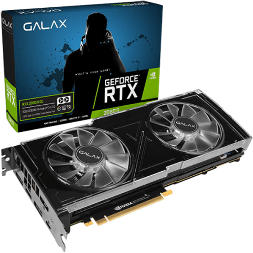 Galax GeForce RTX 2080 Ti OC 11GB GDDR6 Graphics Card