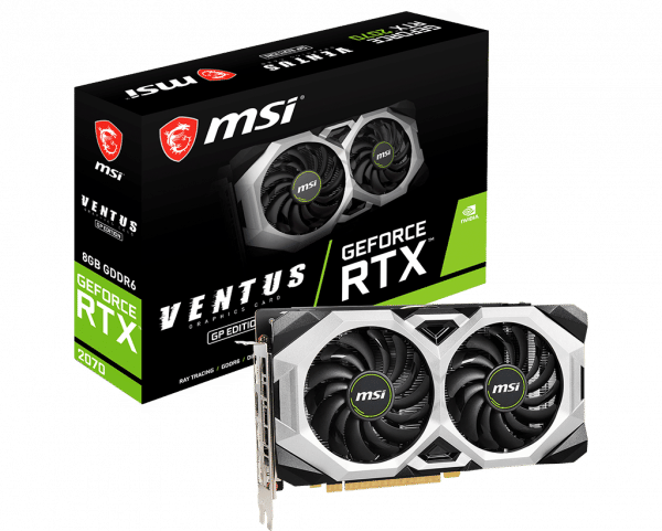 MSI GeForce VENTUS GP RTX2070/8GB/1620MHz Graphic Card