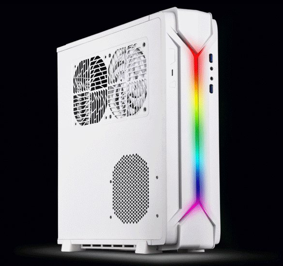 SilverStone Raven RVZ03 white Mini ITX Case ARGB