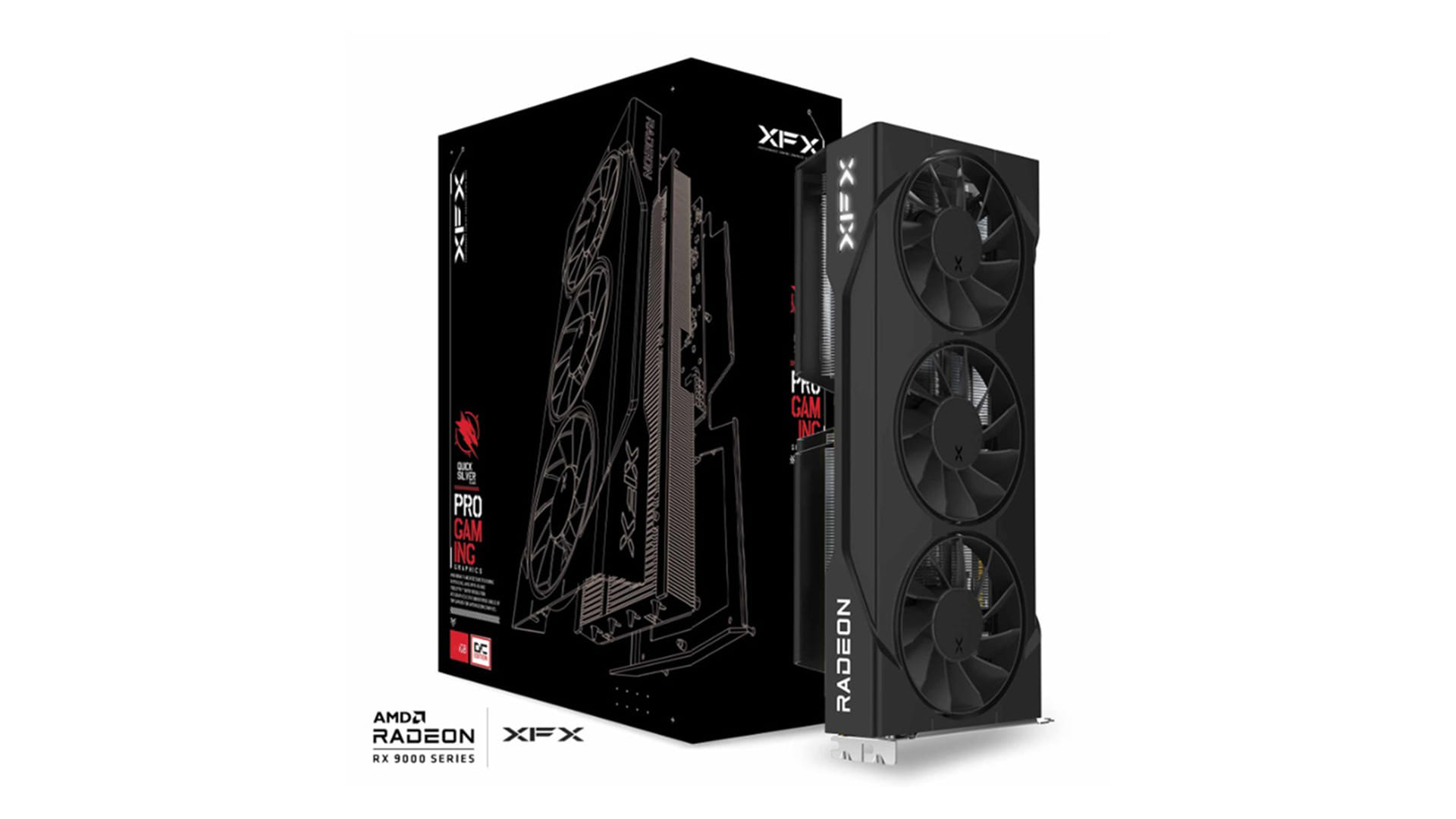 XFX Swift AMD Radeon RX 9060 XT OC Triple Fan Gaming Edition 16GB Graphics Card