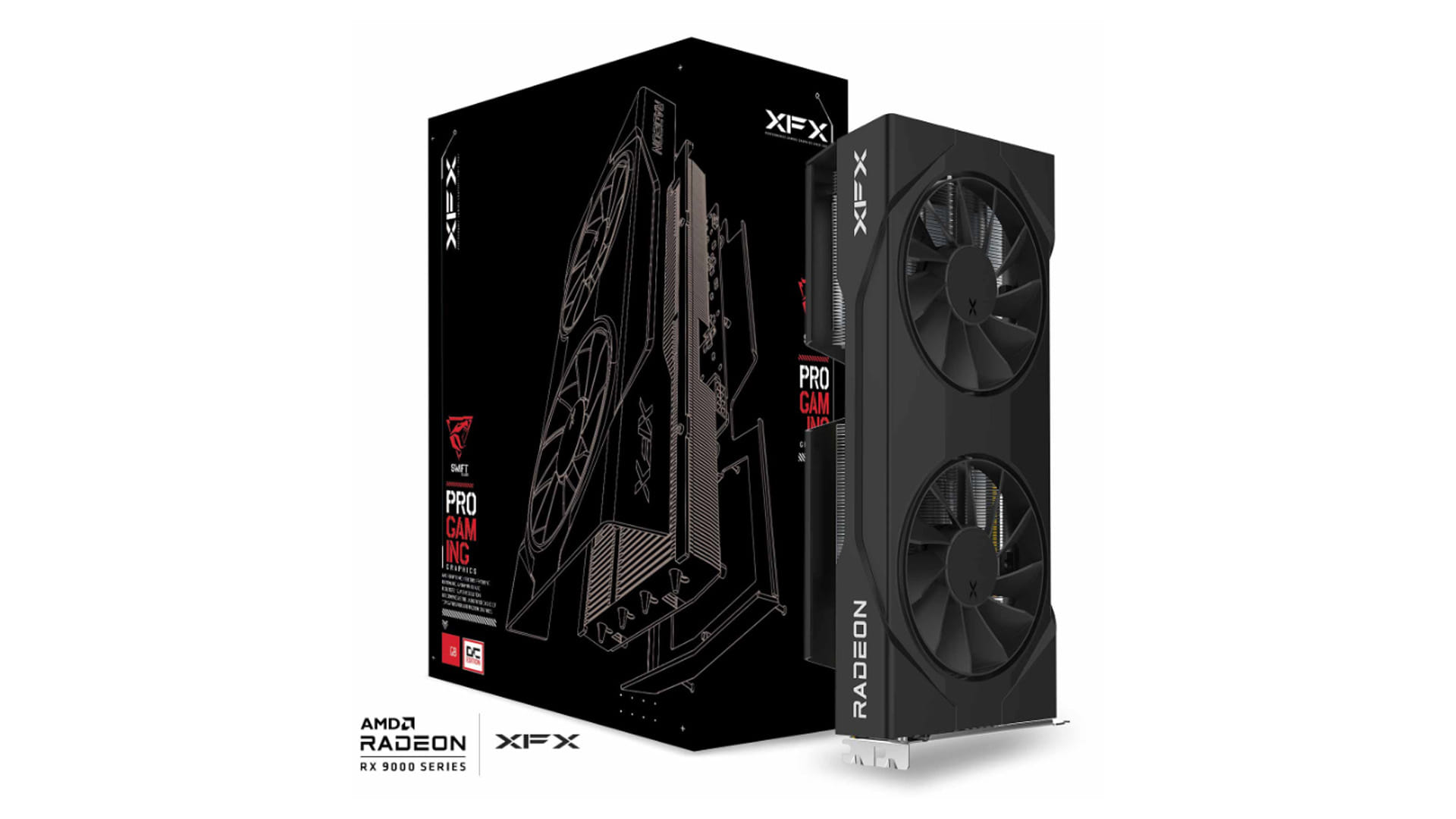 XFX Swift AMD Radeon RX 9060 XT OC Gaming Edition 16GB Graphics Card