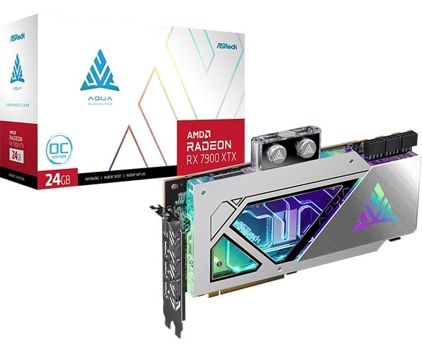 AsRock AMD Radeon RX 7900 XTX AQUA 24GB OC Graphics Card
