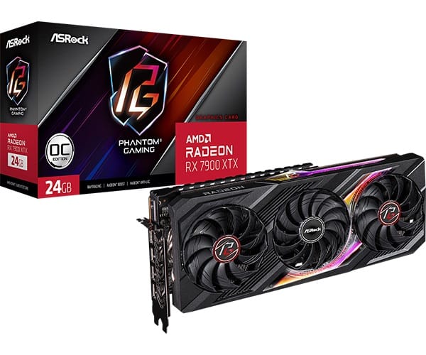 AsRock 7900 XTX Phantom Gaming 24GB OC Graphics Card