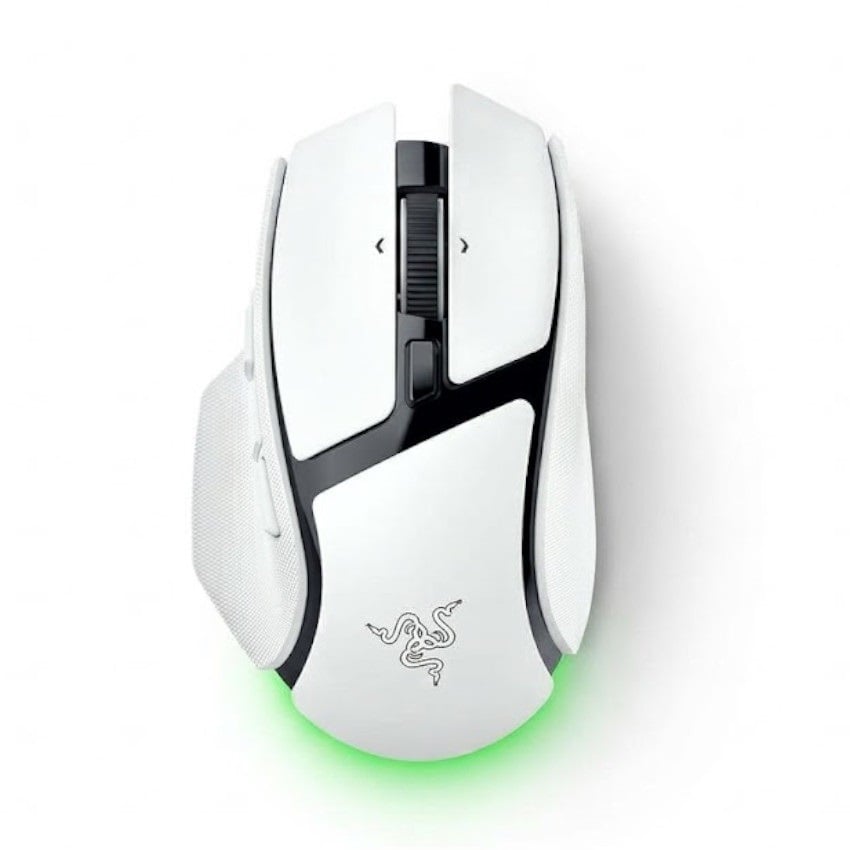 Razer Basilisk V4 HyperSpeed Ergonomic Wireless Mouse - White