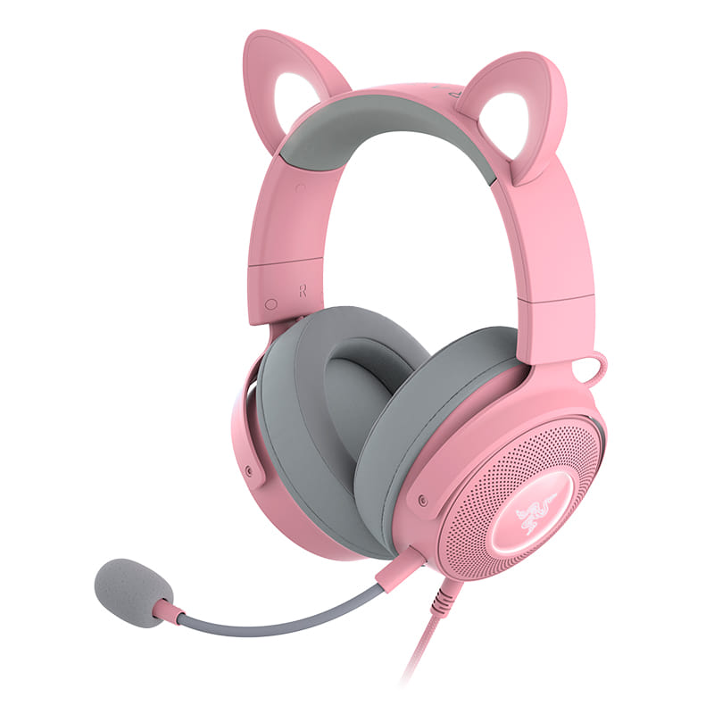 Razer Kraken Kitty V2 Pro Wired RGB Gaming Headset - Quartz Pink